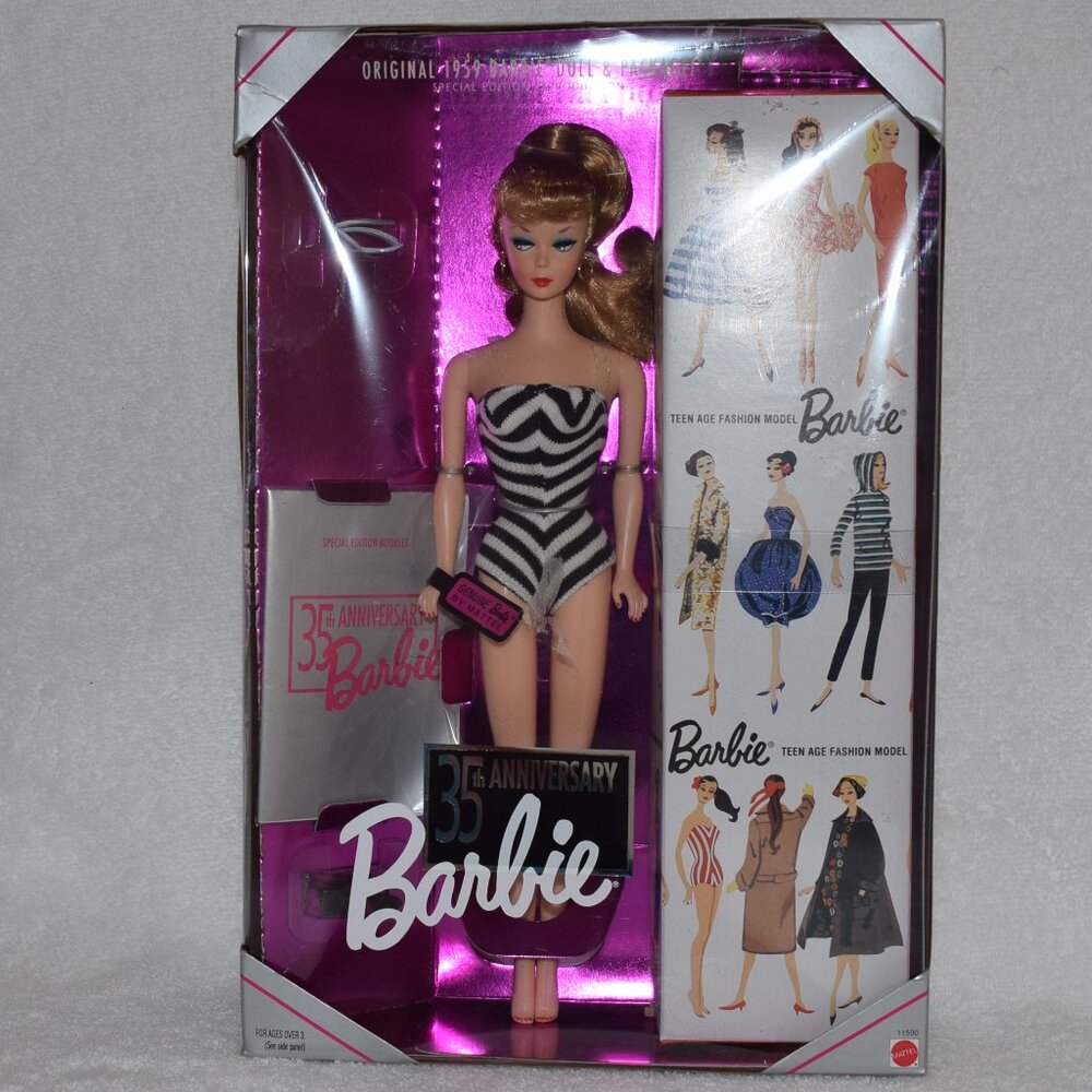 Original 1959 Barbie Doll 35th Anniversary Special Edition 1993